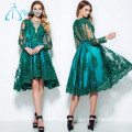 Elegant Tulle Lace Appliques Facile Bouton Plus Size Robe de bal